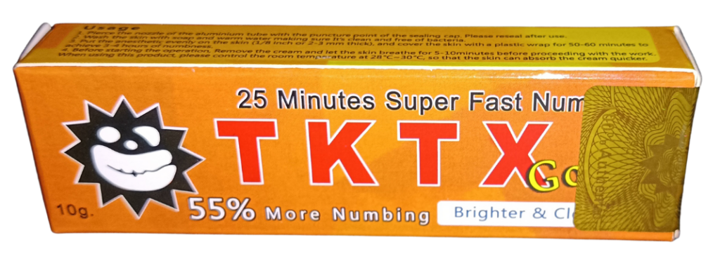 TKTX omrtvičujoča krema za tetovaže 55%