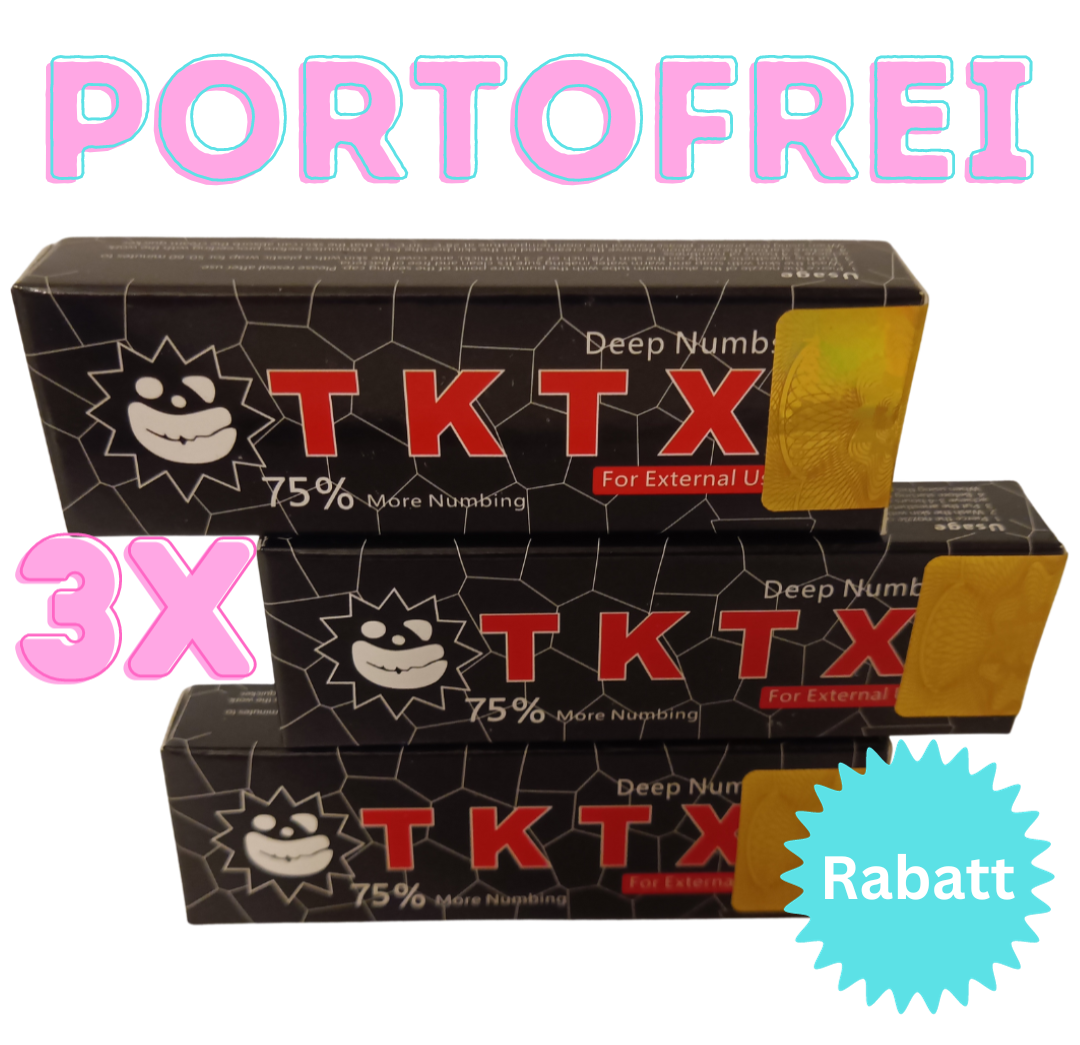 TKTX 75% Anästhesiesalbe Tattoo-Creme