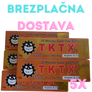 5 x TKTX 55 % zlato + brezplačna dostava