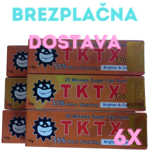 6 x TKTX 55 % zlato + brezplačna dostava