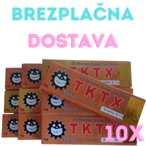 10 x TKTX 55% zlato + Brezplačna dostava