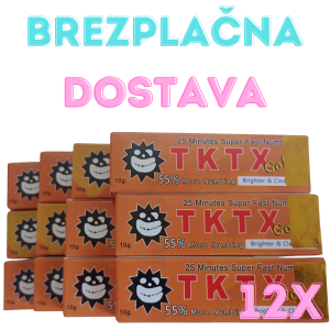 12 x TKTX 55% zlato + Brezplačna dostava