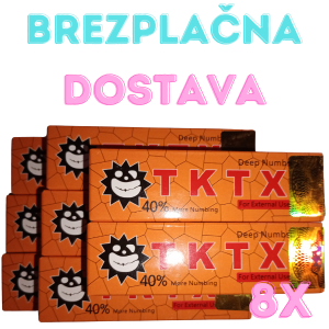 8 x TKTX krema za tetoviranje 40% + Brezplačna dostava