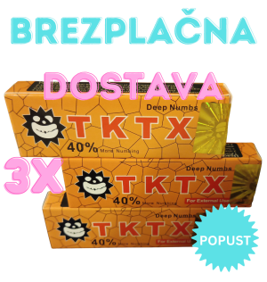 3x TKTX 40 % + brezplačna dostava