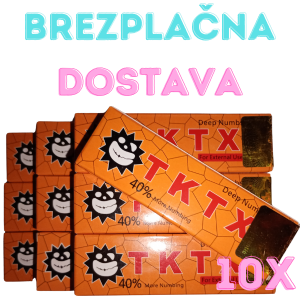 10 x TKTX krema za tetoviranje 40% + Brezplačna dostava