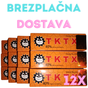 12 x TKTX krema za tetoviranje 40% + Brezplačna dostava
