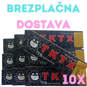 10 x TKTX anestetična mazilo 75% + Brezplačna dostava