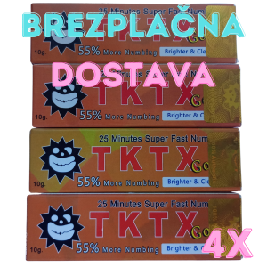 4 x TKTX 55 % zlato + brezplačna dostava